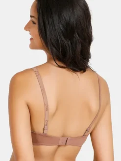 Alternative view of V-Tex Padded Wired 3/4th Coverage T-Shirt Bra - Nutmeg