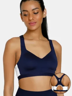 V-Tex High Impact Quick Dry Sports Bra - Grey