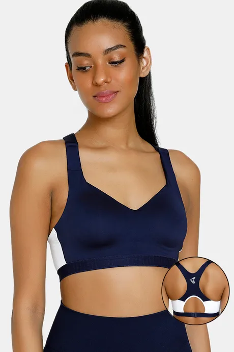V-Tex High Impact Quick Dry Sports Bra - Grey