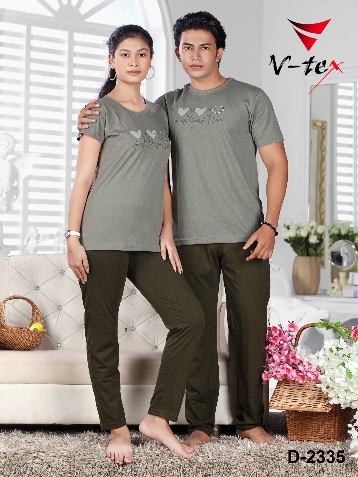 V -Tex T-shirt suit - Night ware