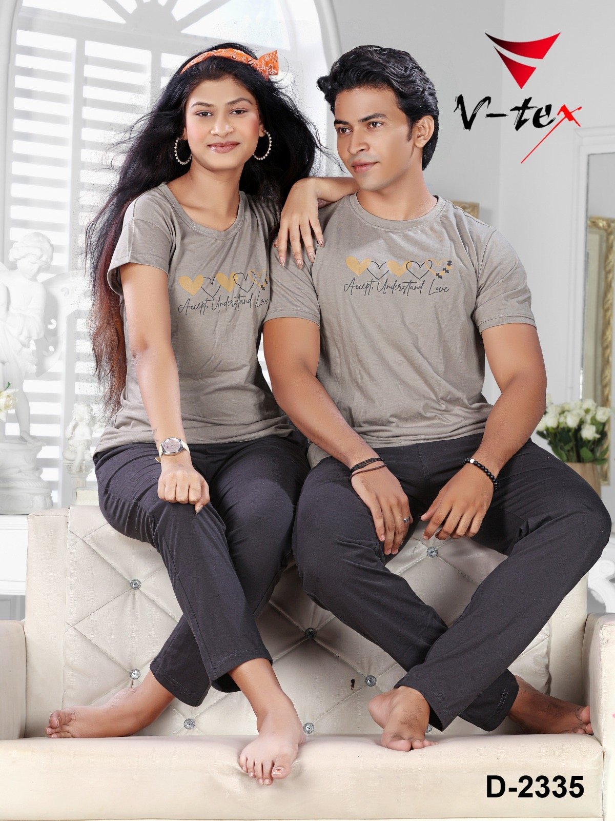 V -Tex T-shirt suit - Night ware - Image 2