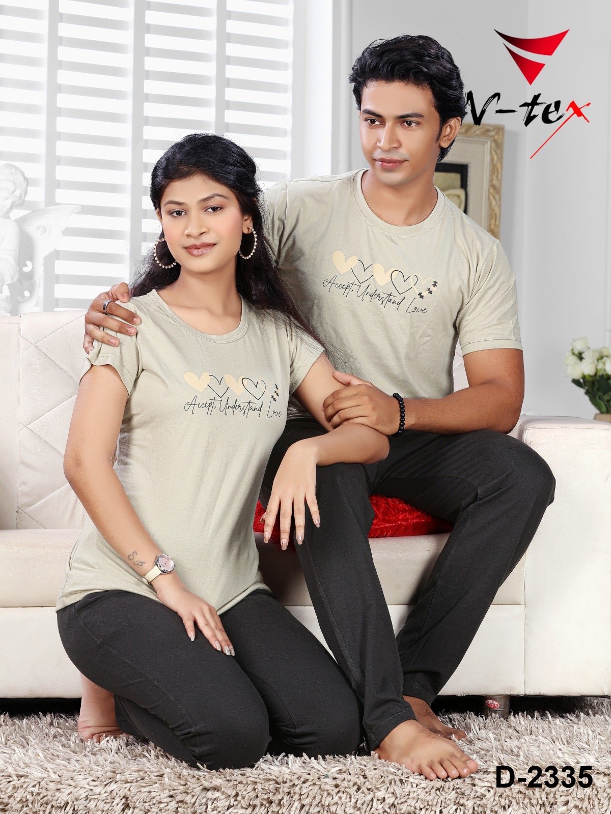 V -Tex T-shirt suit - Night ware - Image 3