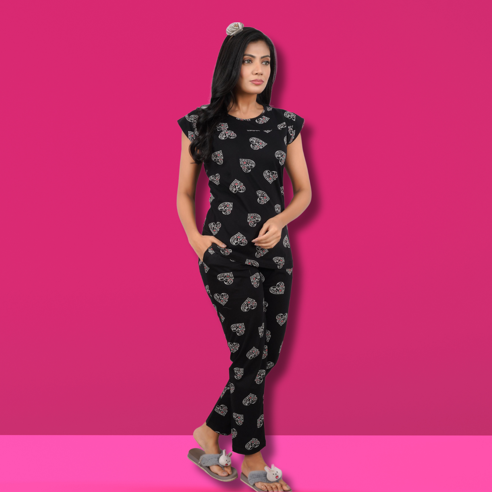 Women's Printed Nightwear Set