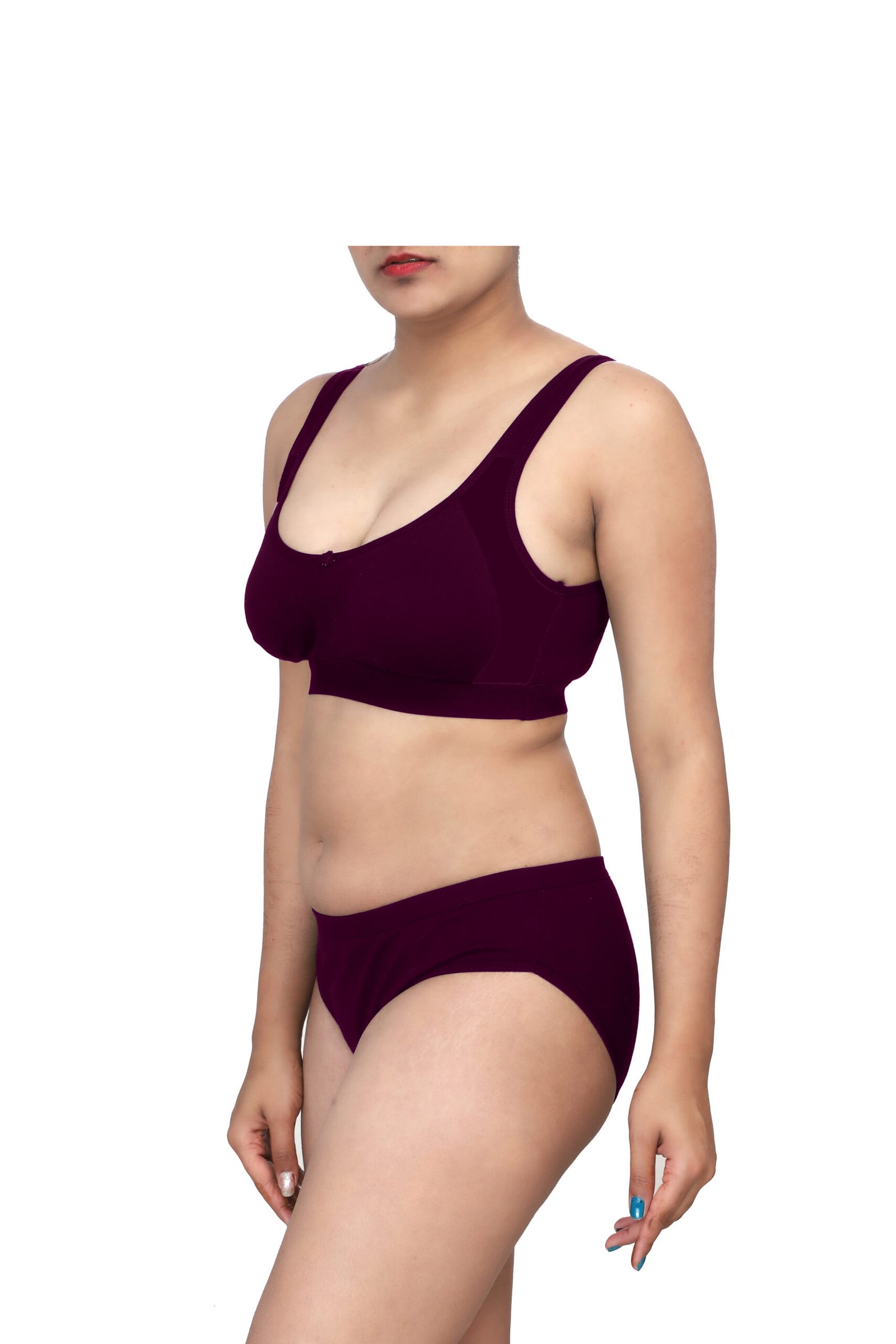 Black & Grey Sports Bra and Panty Set - Image 4