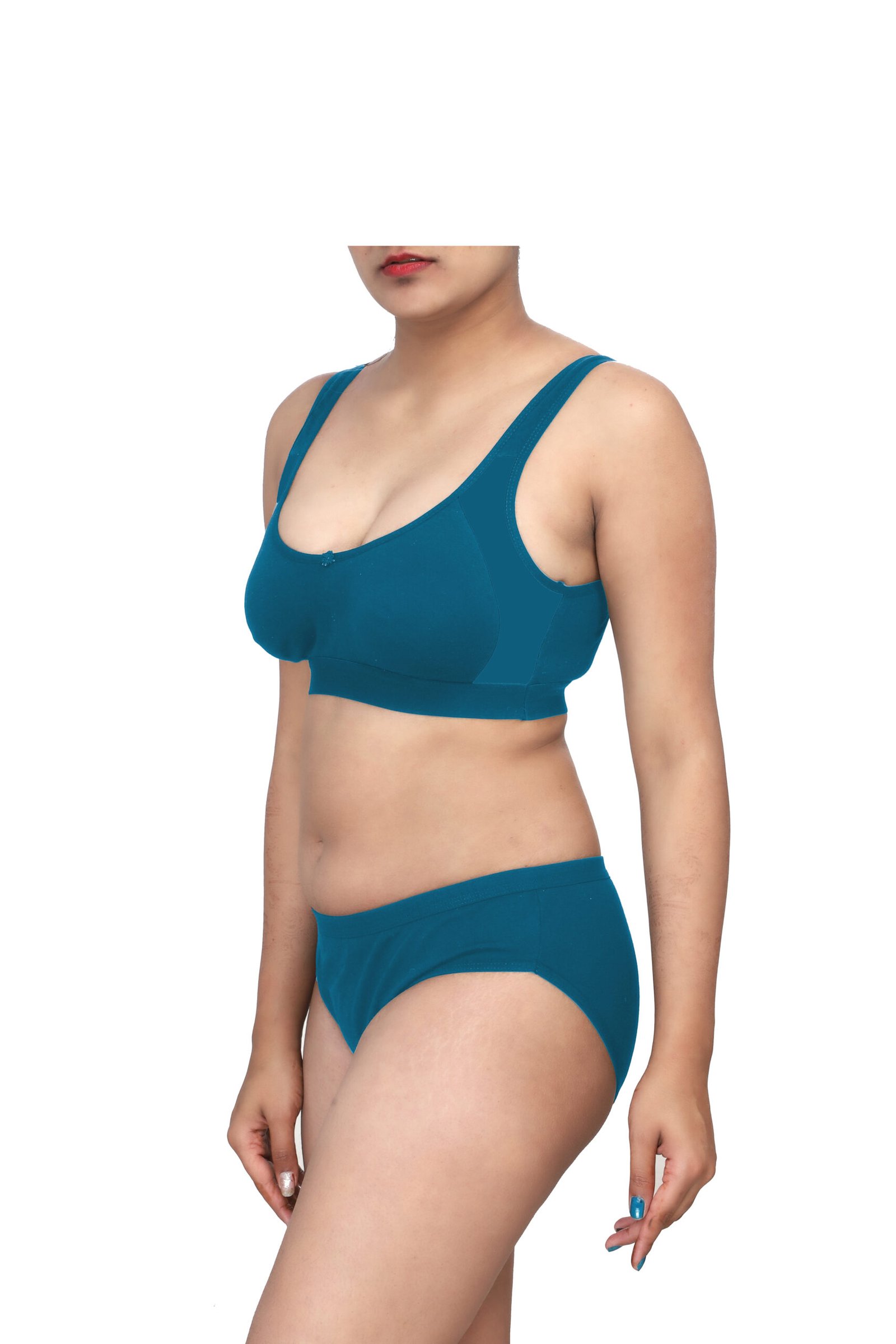 Black & Grey Sports Bra and Panty Set - Image 16